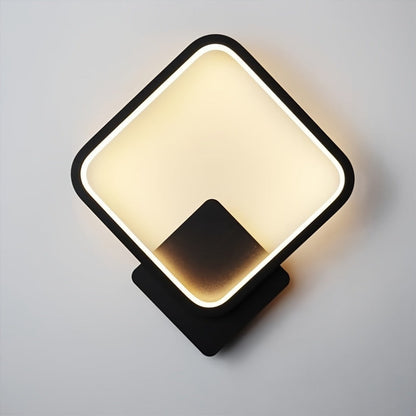 Modern Square LED Wall Lamp | Minimalist Geometric Lighting Fixture | Wall Light Dimmable
