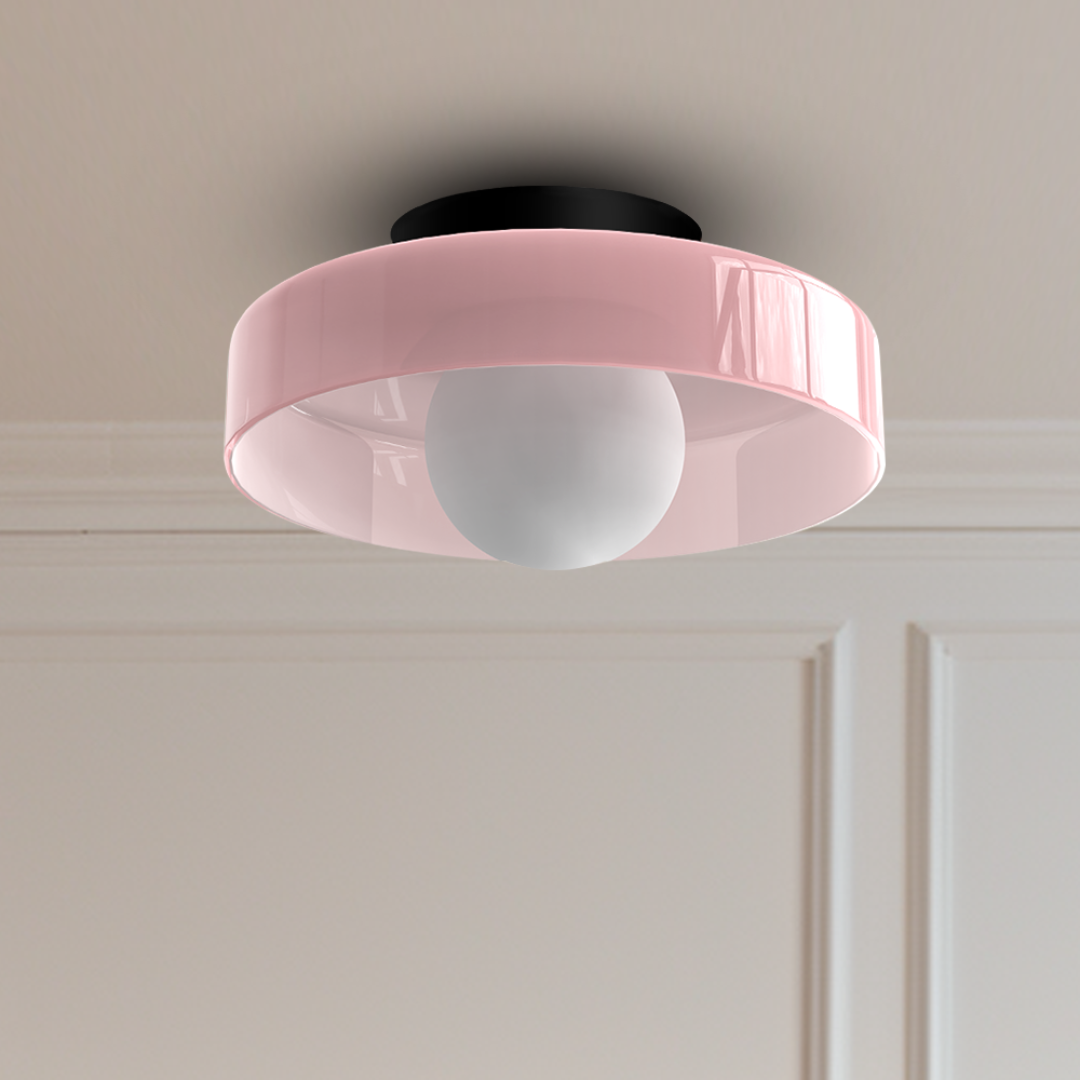 Modern LED Ceiling Light | Stylish Flush Mount Lamp | Glass Adjustable Bedroom