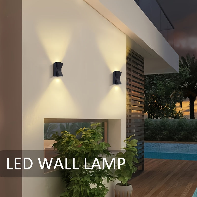 Modern LED Outdoor Wall Light | 3W / 6W Waterproof Decorative Lighting | Garden