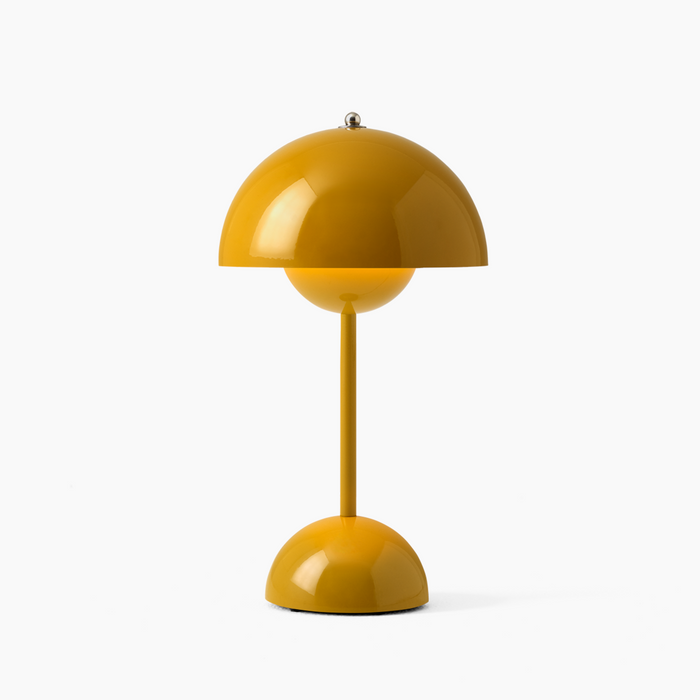 Mushroom Pod LED Table Lamp | Rechargeable Touch Control Night Light | Dimmable Nordic Bedside