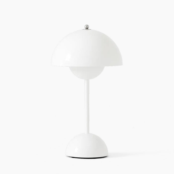 Mushroom Pod LED Table Lamp | Rechargeable Touch Control Night Light | Dimmable Nordic Bedside