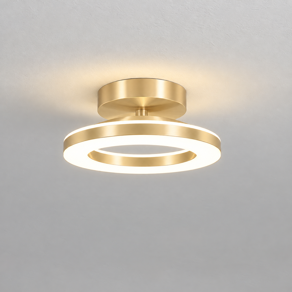 Acrylic Round LED Ceiling Light | Modern Hallway & Entrance Fixture | Bedroom