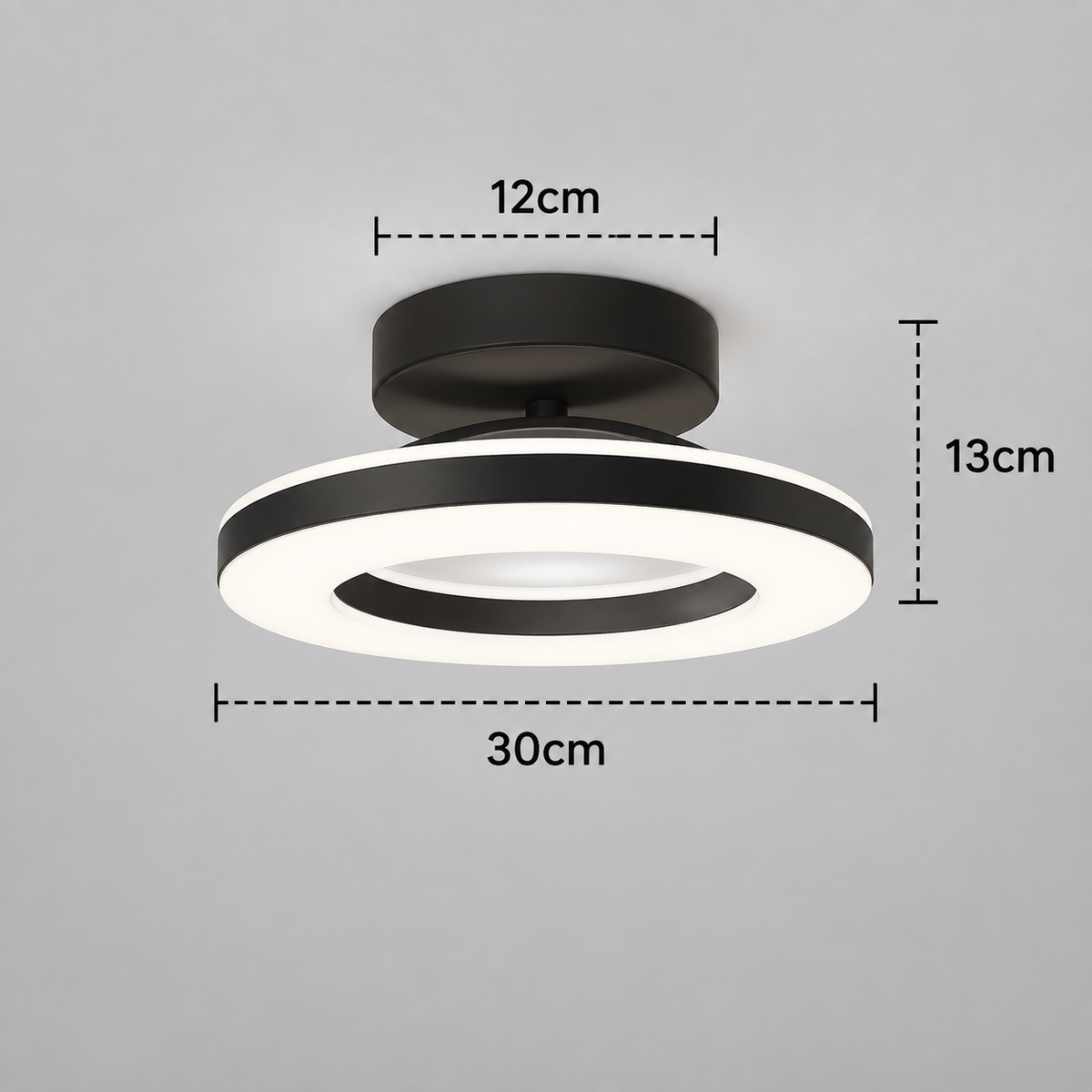 Acrylic Round LED Ceiling Light | Modern Hallway & Entrance Fixture | Bedroom