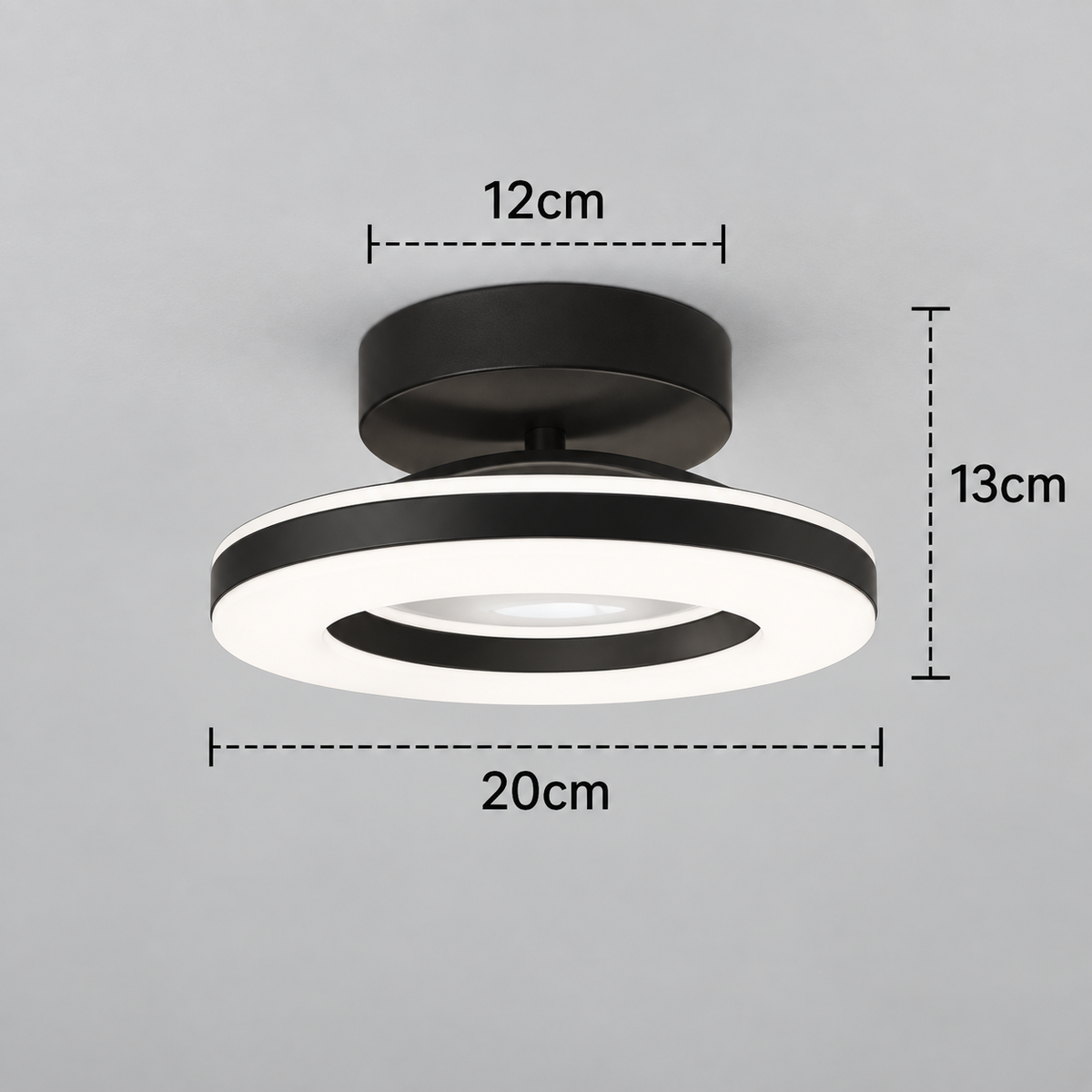 Acrylic Round LED Ceiling Light | Modern Hallway & Entrance Fixture | Bedroom
