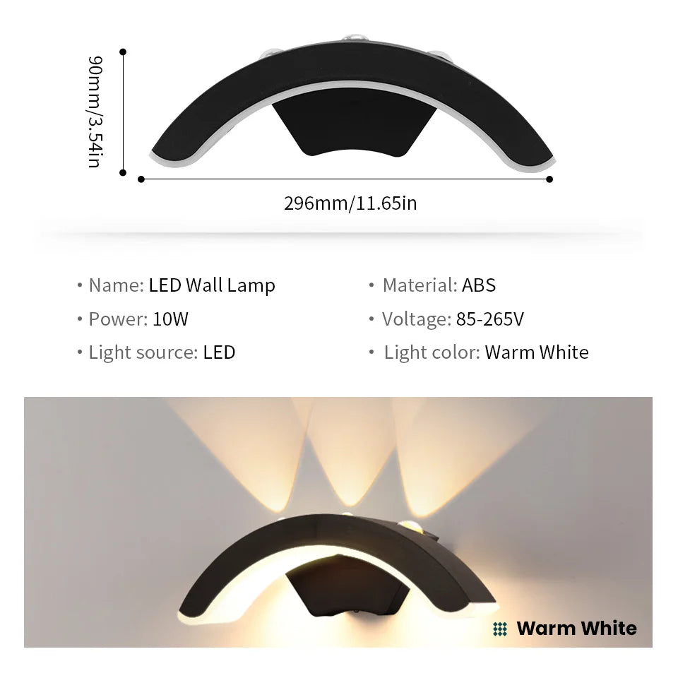 StormLite | Waterproof Outdoor Wall Light | Black Exterior Wall Lantern | LED Garden