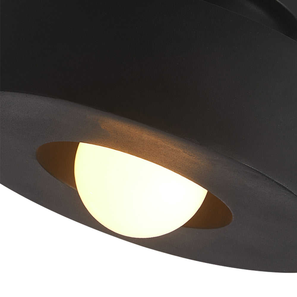 CeraCyl Ceiling Light | Geometric Nordic Design | Glazed Ceramic Bedroom