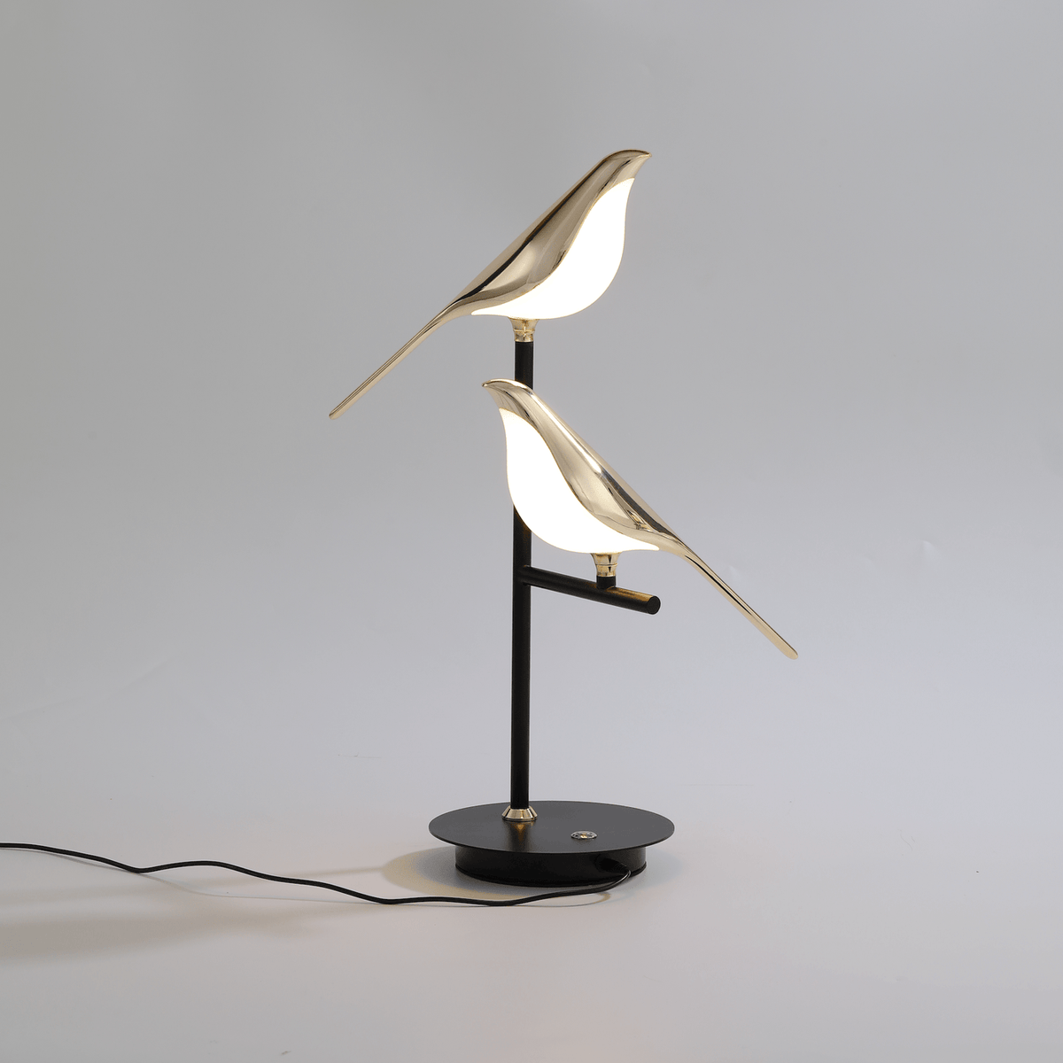 Golden Birdlight Wall Lamp | Modern Nordic LED Wall Sconce | Wall Light Metal Bedroom