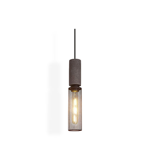 Urban Concrete Pendant Light | Industrial LED Hanging Lamp | Metal Nordic Dining Room
