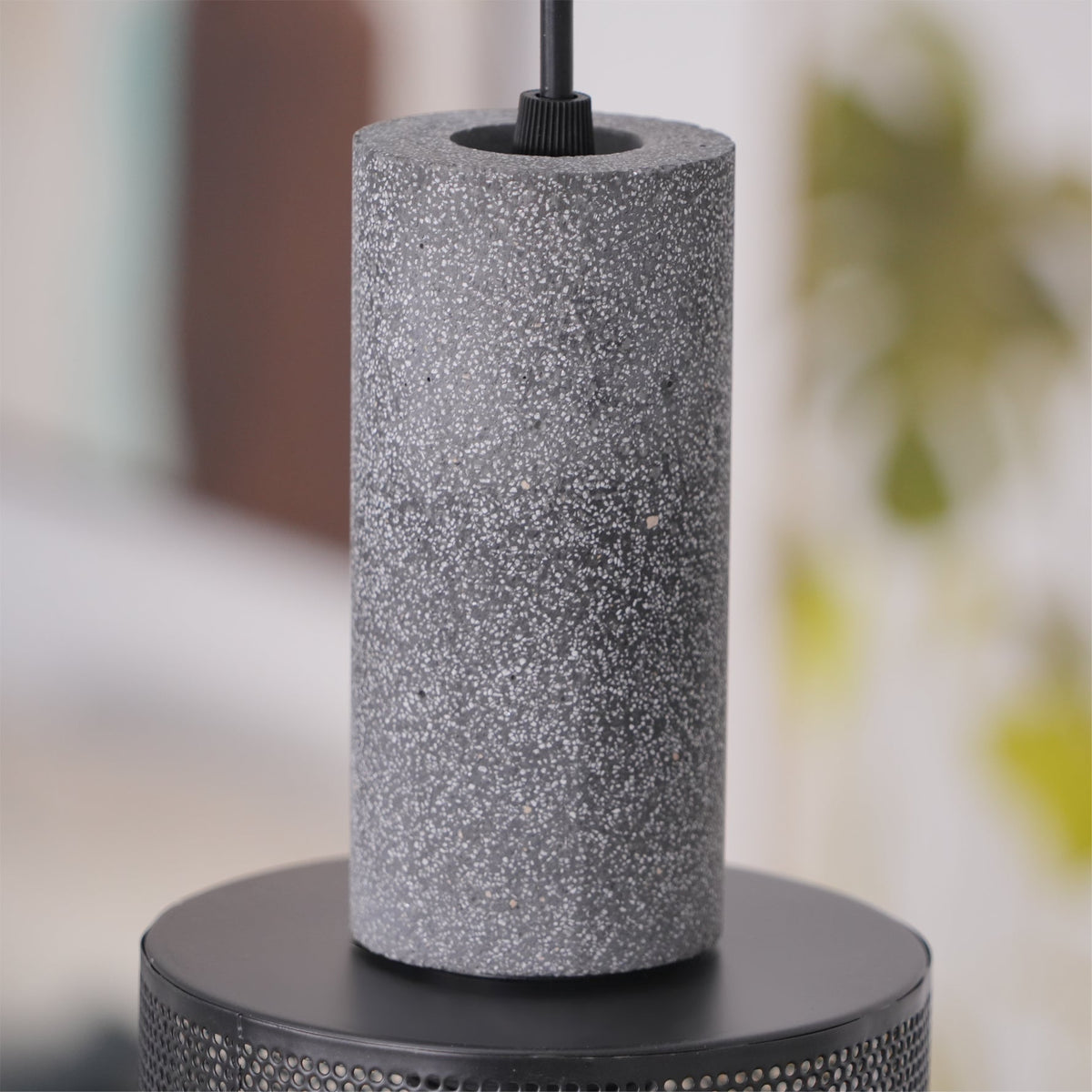 Urban Concrete Pendant Light | Industrial LED Hanging Lamp | Metal Nordic Dining Room