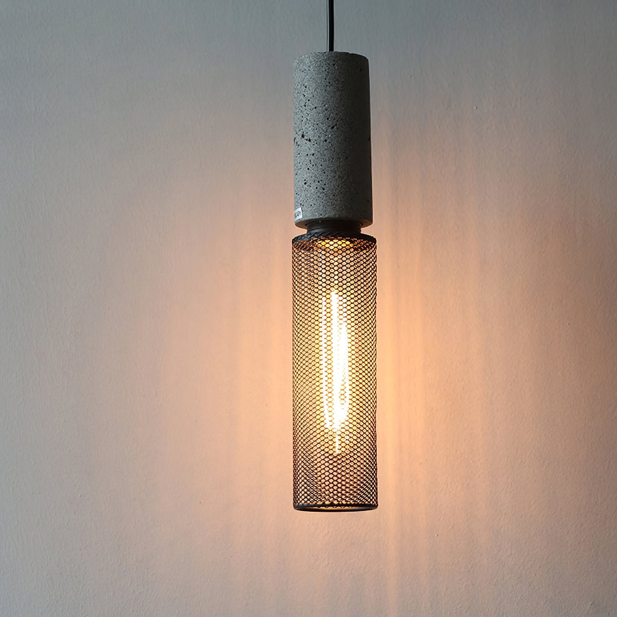 Urban Concrete Pendant Light | Industrial LED Hanging Lamp | Metal Nordic Dining Room