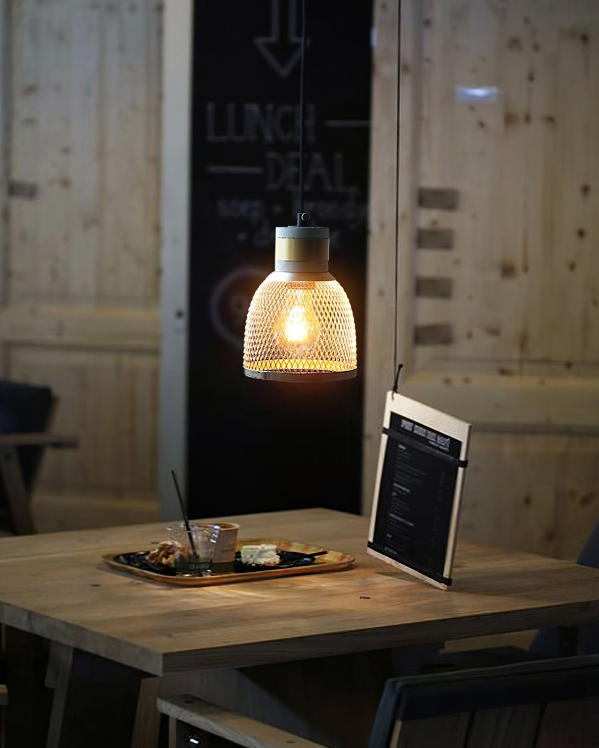 Urban Concrete Pendant Light | Industrial LED Hanging Lamp | Metal Nordic Dining Room
