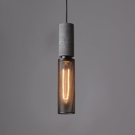 Urban Concrete Pendant Light | Industrial LED Hanging Lamp | Metal Nordic Dining Room