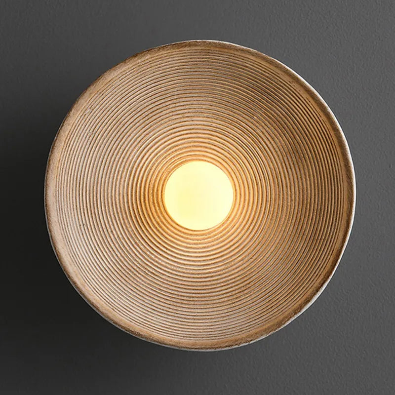 Rustic Wood Wall Sconce | Handcrafted LED Wall Light | Farmhouse Bedroom