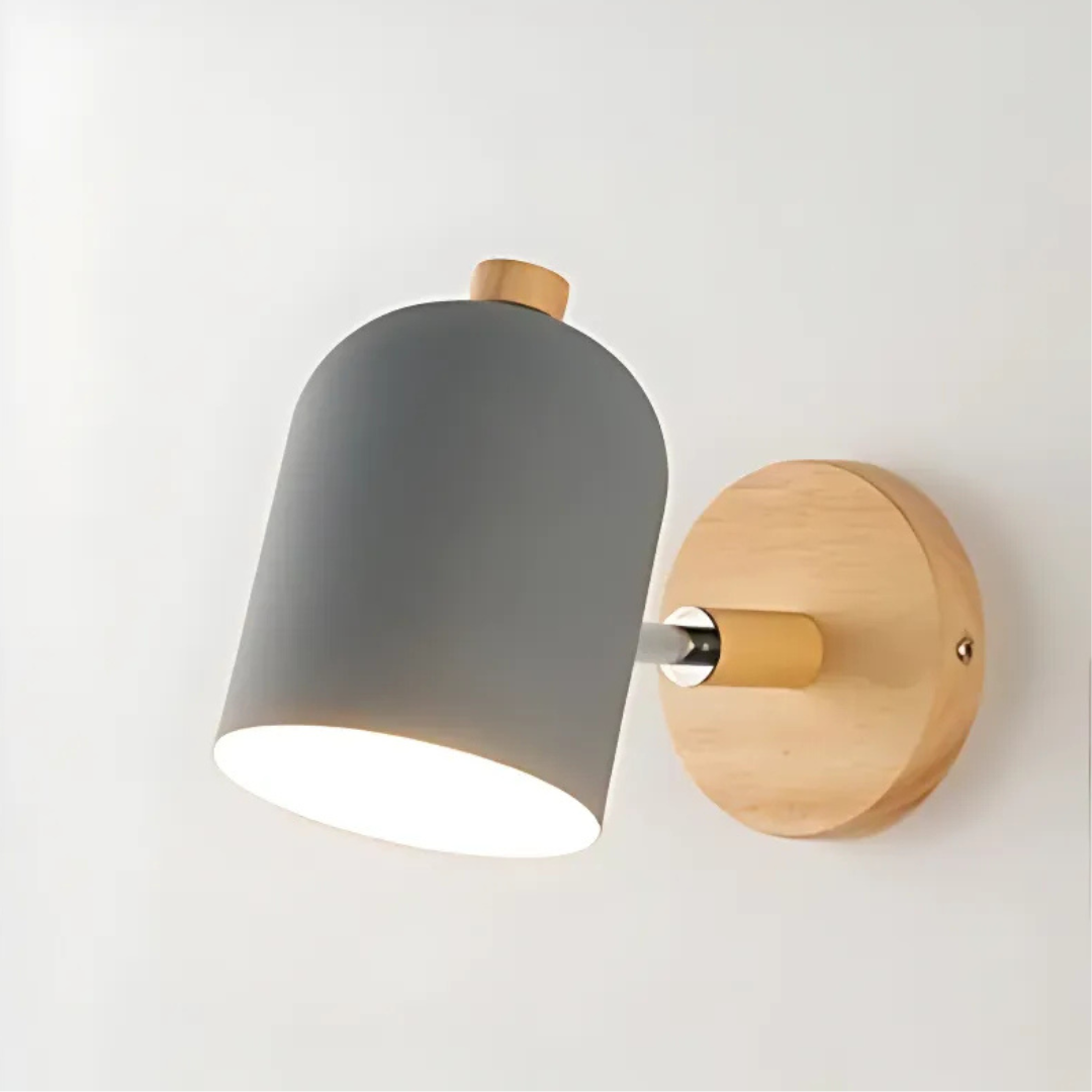 Drelis Wall Lamp | Scandinavian Wooden Minimalist Design | Wall Light Wood Nordic Bedroom
