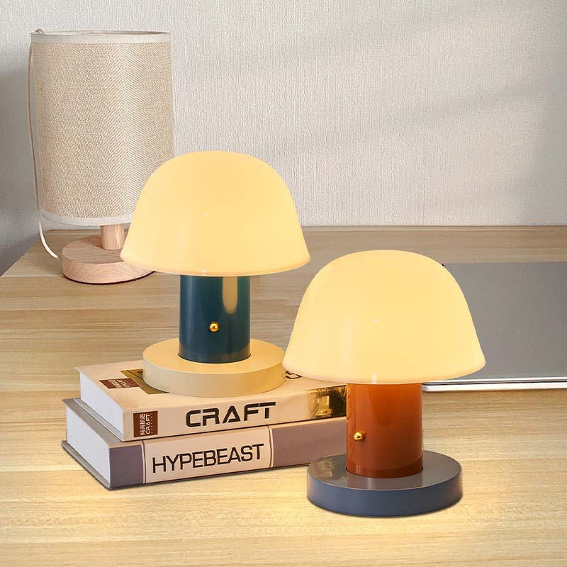 Mushroom Table Lamp | Modern Rechargeable LED Light | Bedside