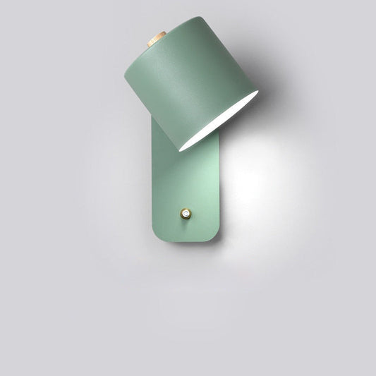 Modern LED Wall Lamp with Switch | Interior Wall Light | Metal Bedroom