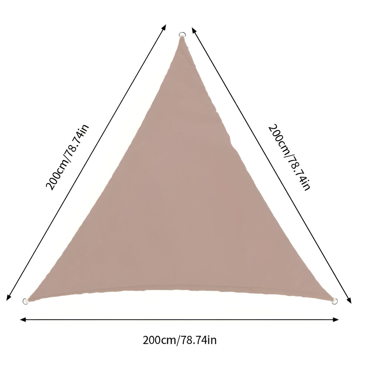 TriBlocker Shade Sail | Waterproof UV-Protect Triangle Design | Soft Furnishing Water-Resistant