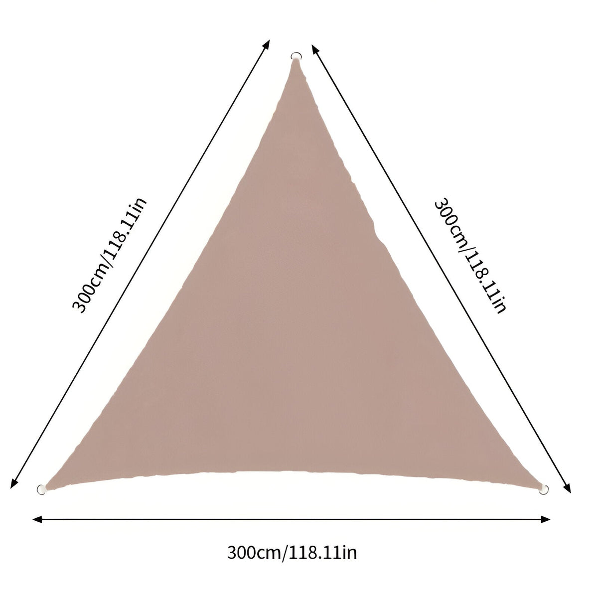 TriBlocker Shade Sail | Waterproof UV-Protect Triangle Design | Soft Furnishing Water-Resistant