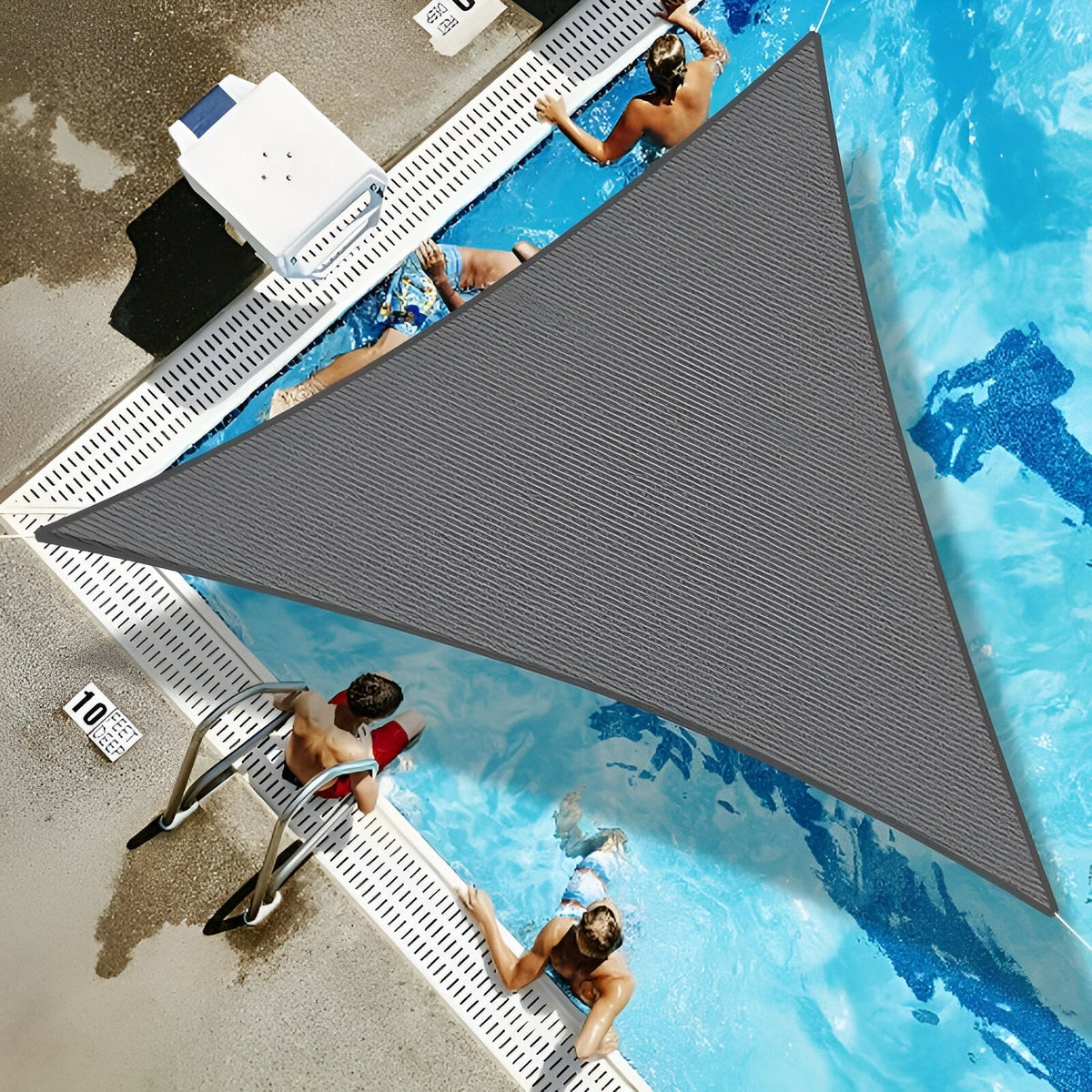 TriBlocker Shade Sail | Waterproof UV-Protect Triangle Design | Soft Furnishing Water-Resistant