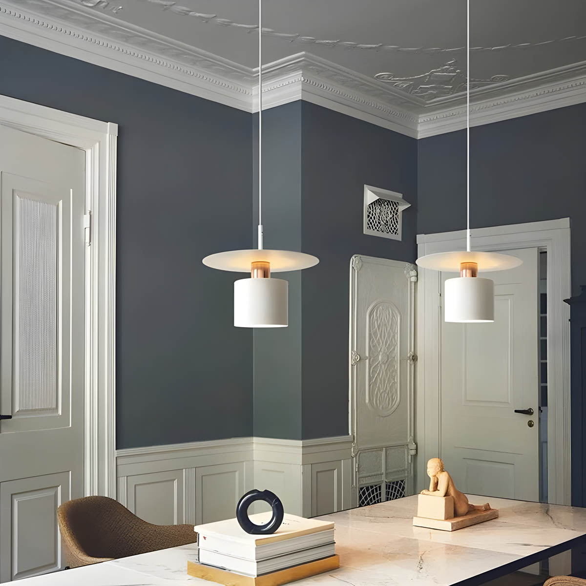 Pendant Light | Modern Minimalist Ceiling Lamp | Metal Dining Room