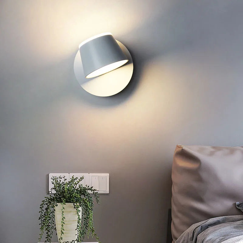 Rotatable LED Wall Lamp | Modern Adjustable Lighting | Wall Light Bedroom
