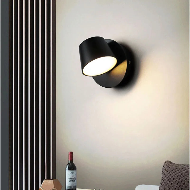 Rotatable LED Wall Lamp | Modern Adjustable Lighting | Wall Light Bedroom