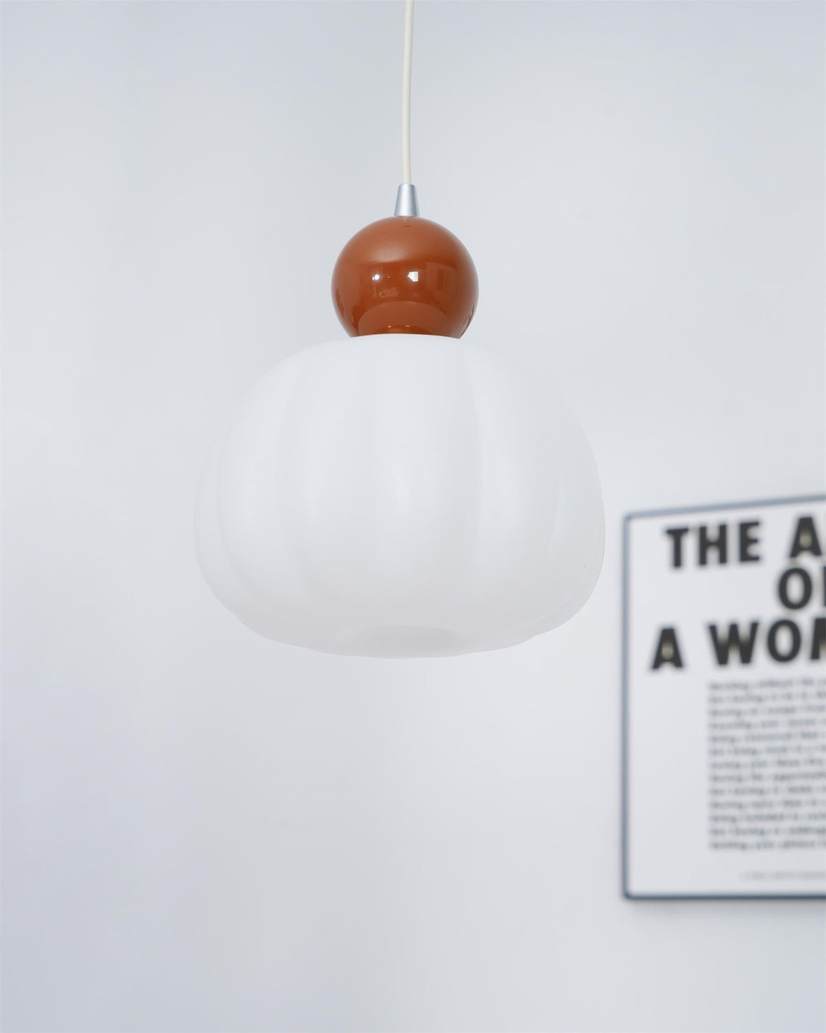 Yedra Pendant Lamp | Organic Round Acrylic Design | Pendant Light Metal Nordic Art Deco