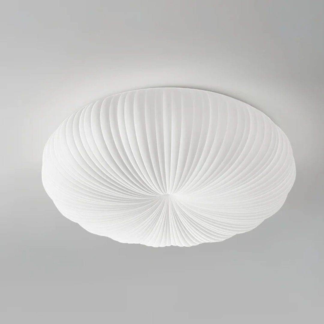 Olara Ceiling Light | Modern LED Flush Mount Design | Clear Acrylic Bedroom