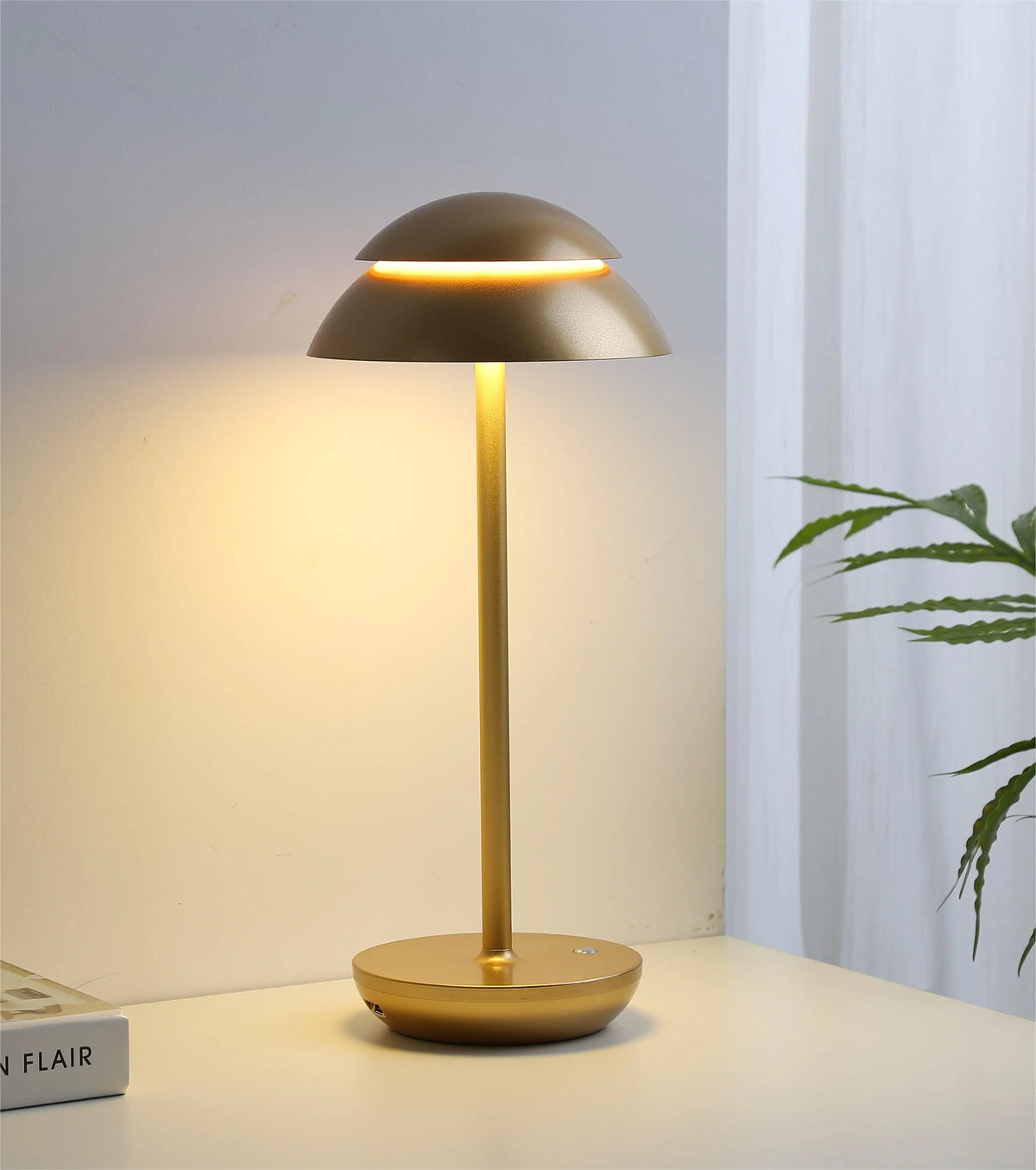 PowerLuxe Rechargeable Table Lamp | Modern Wireless Lighting | LED Dimmable Adjustable Bedside