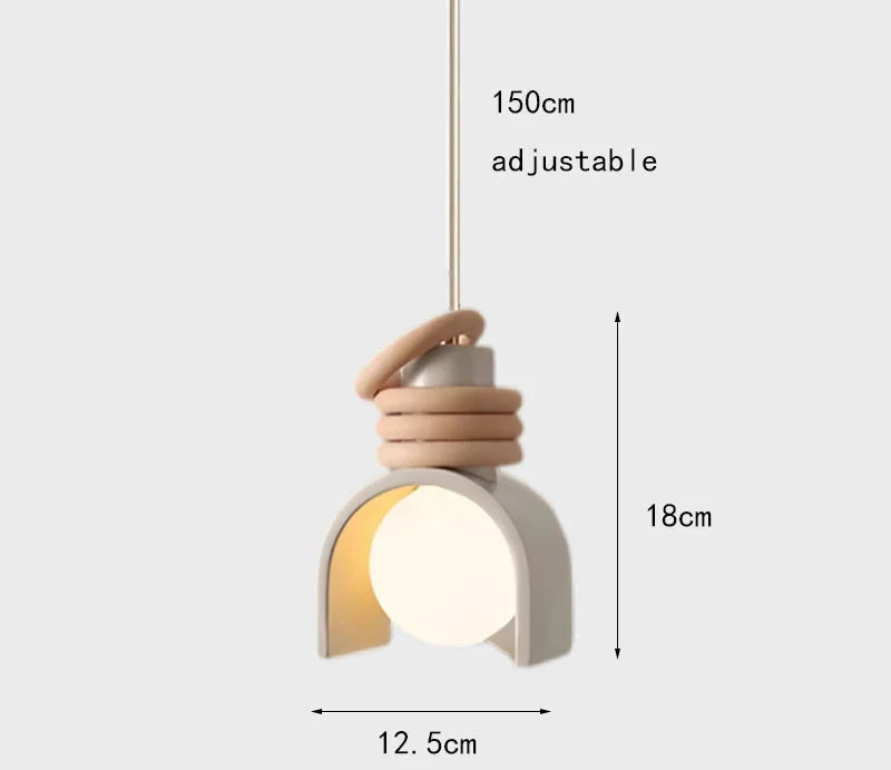 Wabi-Sabi Pendant Light | Japanese Minimalist Resin Design | Japanese-minimalist Dining Room