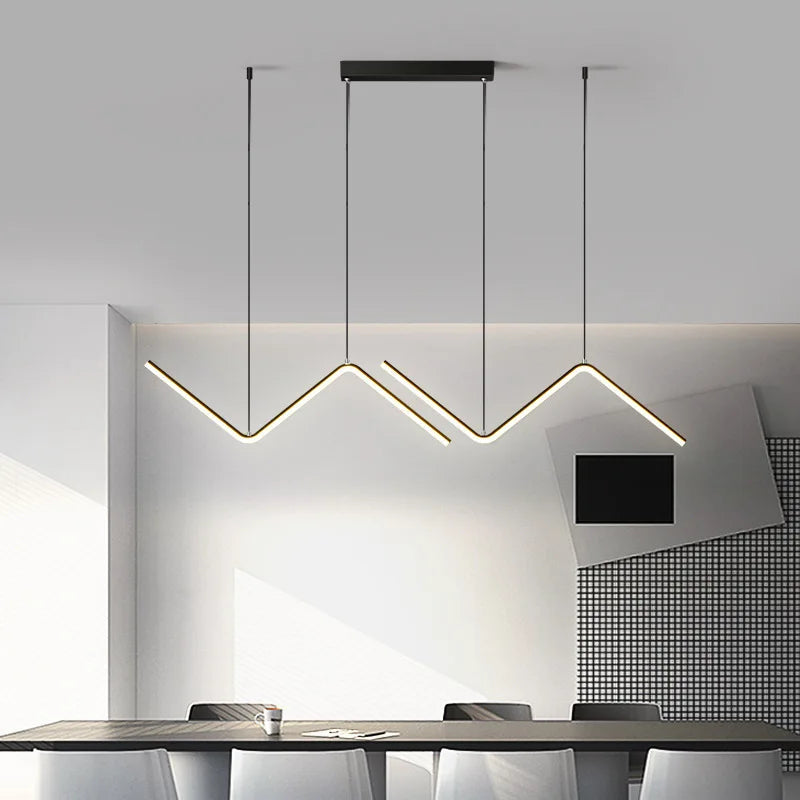 Aluminium Dining Pendant Lamp | Modern Minimalist Nordic Lighting | Pendant Light Iron LED