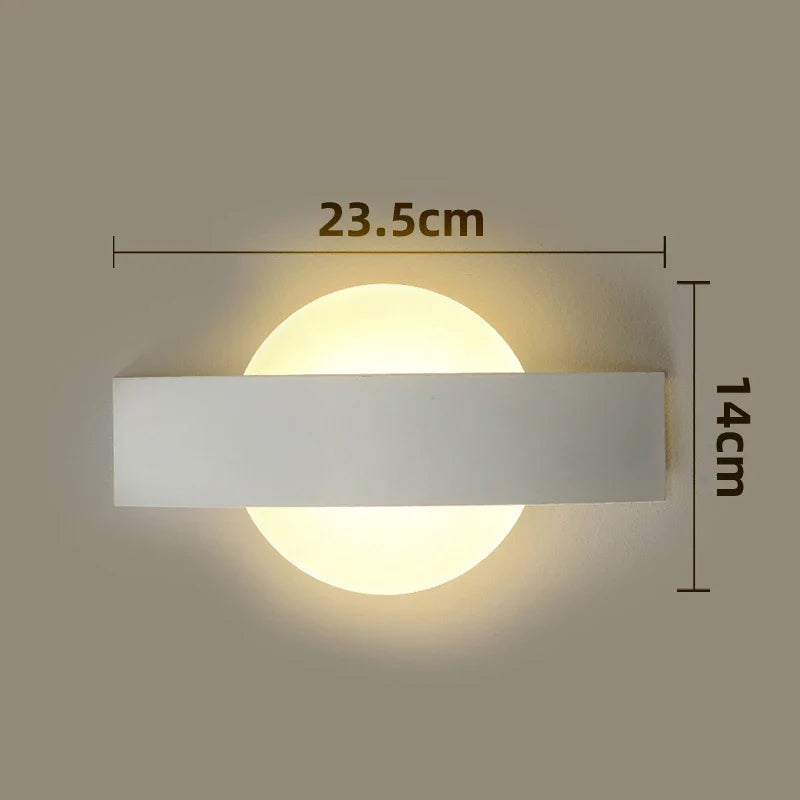 Acrylic Wall Lamp | Minimalist Ambient Lighting Design | Wall Light Iron Nordic Bedroom