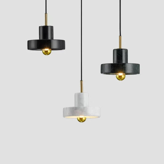 Marble Pendant Lamp | Natural Stone Postmodern Design | Pendant Light Dining Room