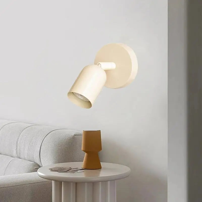 NordicLuxe | Subtle Macaron Wall Light | Aluminium Nordic Bedroom