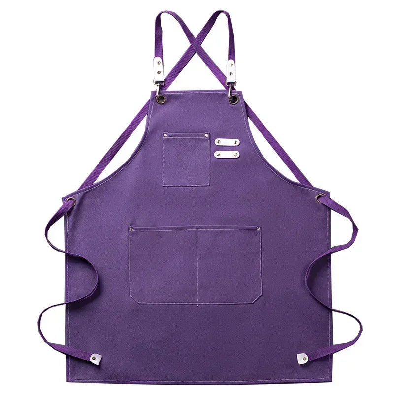 ProWear | Canvas Kitchen Apron | Unisex Chef & Workwear | Kitchen Essential Soft-Touch Fabric