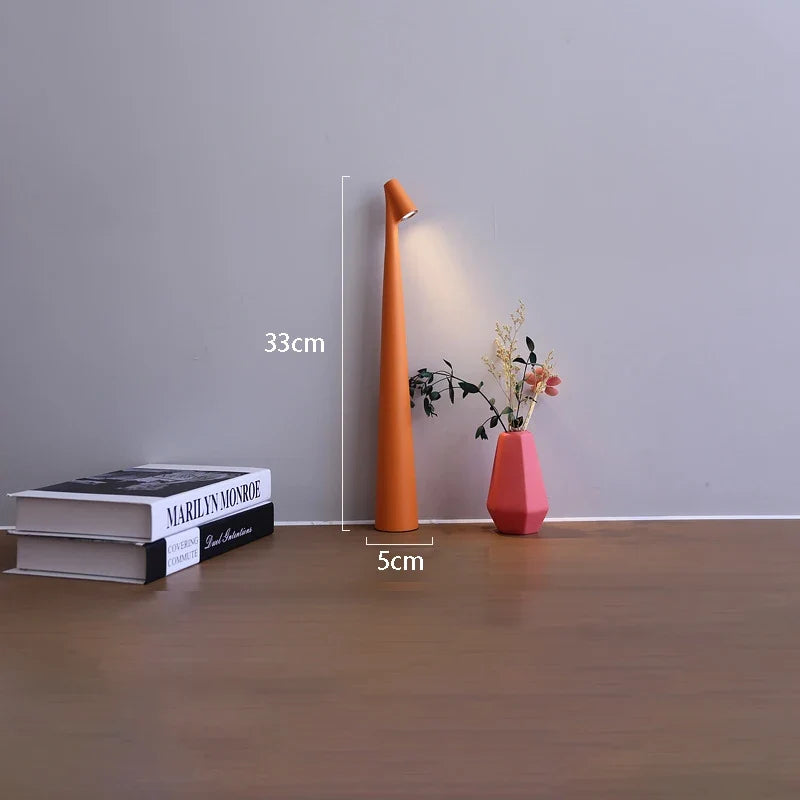 Glowora | LED Table Lamp | Rechargeable & Touch Dimmable | Touch Control Bedside