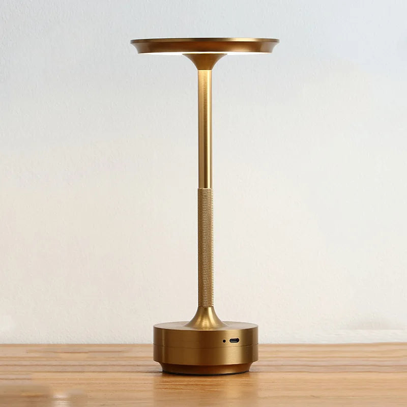 Rechargeable Touch Desk Lamp | Dimmable LED Table Light | Aluminium Touch Control Bedside