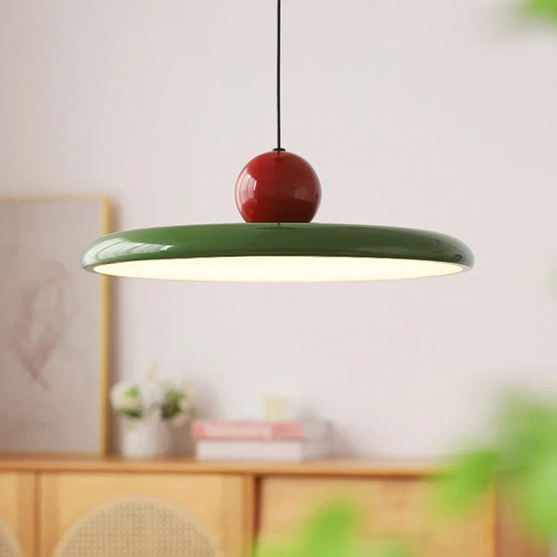 Nordic Flying Saucer Pendant Light | LED Cream-Style Ceiling Lamp | Dining Room