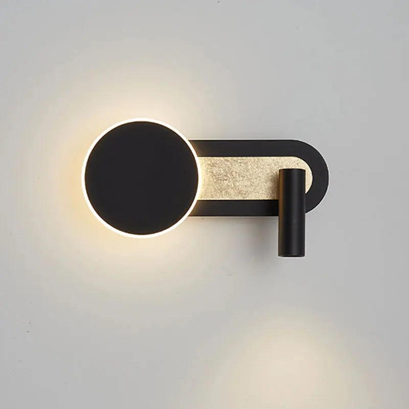 HaloBeam Wall Light | Modern Nordic Dual LED Design | Adjustable Bedroom