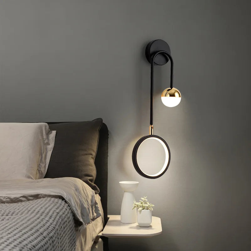 Orbis Wall Light | Modern Nordic LED Design | Bedroom