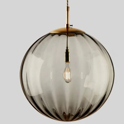 Modern Glass Ball Pendant Light | Nordic Elegance for Every Space | Brass Handcrafted