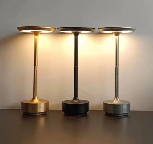 Rechargeable Touch Desk Lamp | Dimmable LED Table Light | Aluminium Touch Control Bedside