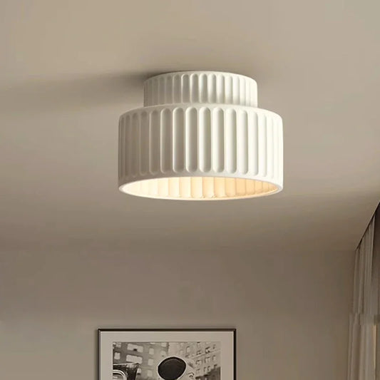 Nordic Ripple Ceiling Light | Sculptural Form, Soft Illumination | Bedroom