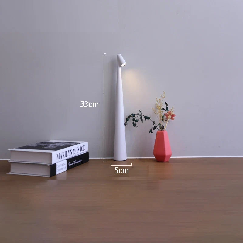 Glowora | LED Table Lamp | Rechargeable & Touch Dimmable | Touch Control Bedside