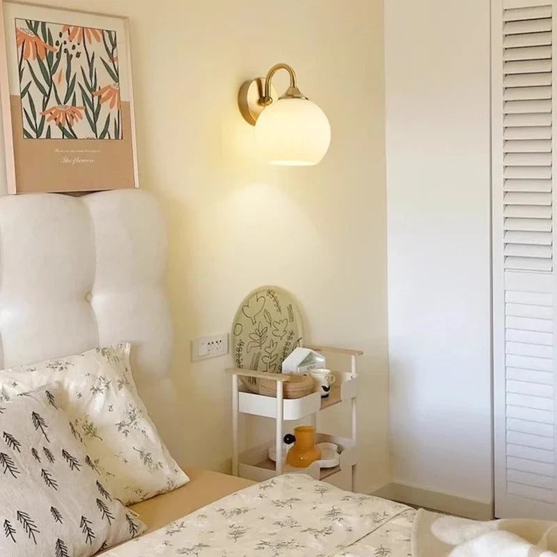 Quashion Wall Lamp | Chrome Modern Minimalist Design | Wall Light Glass Bedroom
