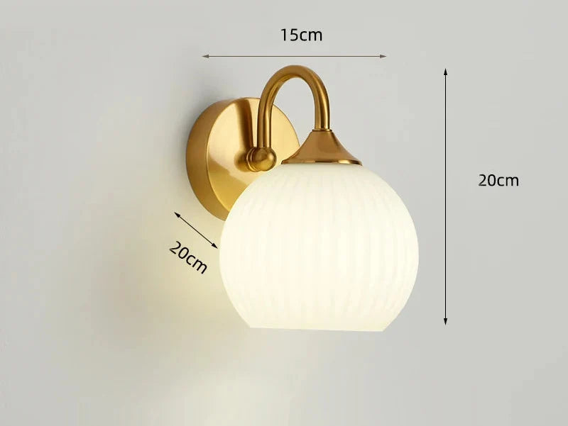 Quashion Wall Lamp | Chrome Modern Minimalist Design | Wall Light Glass Bedroom
