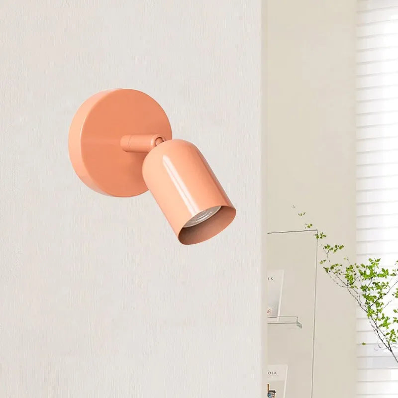NordicLuxe | Subtle Macaron Wall Light | Aluminium Nordic Bedroom
