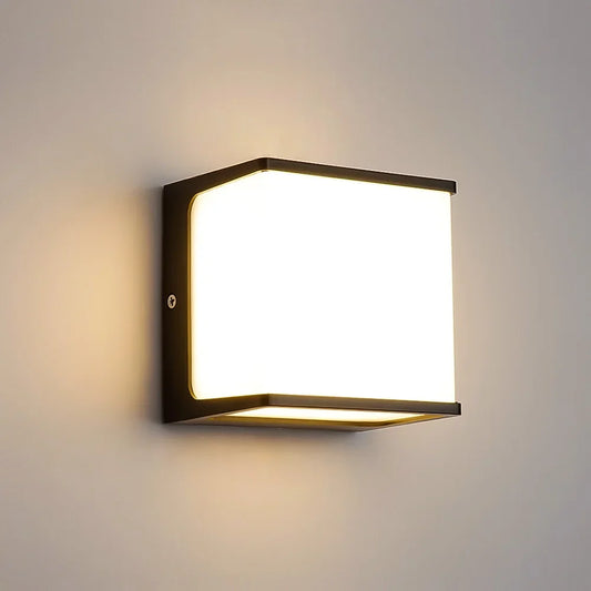 AeroCube Outdoor Wall Light | Modern Waterproof LED | Garden