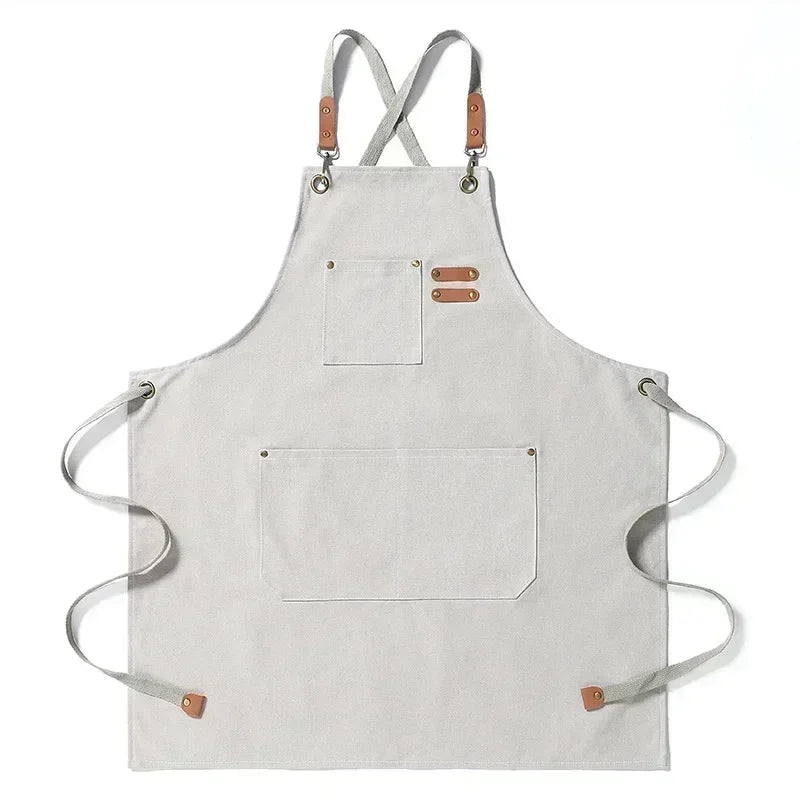 ProWear | Canvas Kitchen Apron | Unisex Chef & Workwear | Kitchen Essential Soft-Touch Fabric