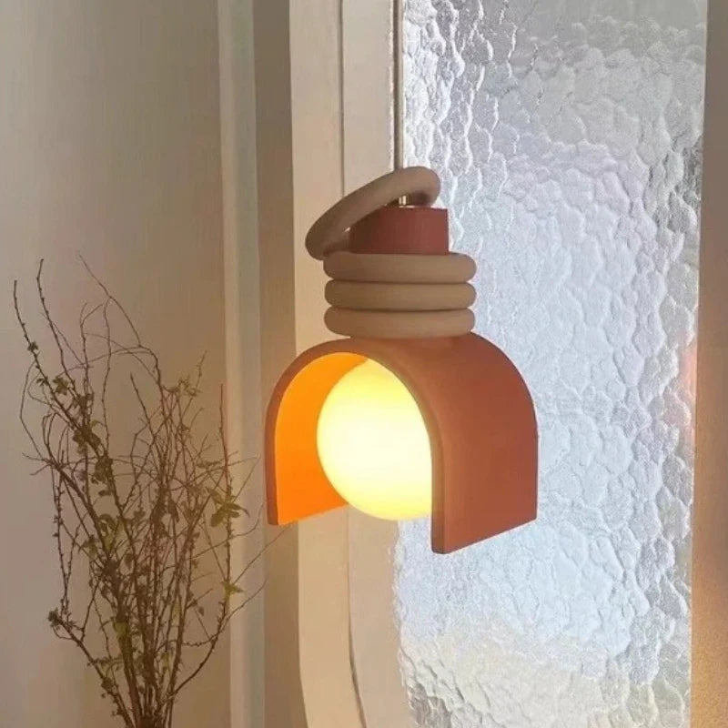 Wabi-Sabi Pendant Light | Japanese Minimalist Resin Design | Japanese-minimalist Dining Room